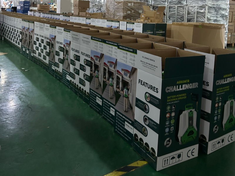 Masowe elektryczne opryskiwacze plecakowe wysyłane do USA w celu rozszerzenia rynku